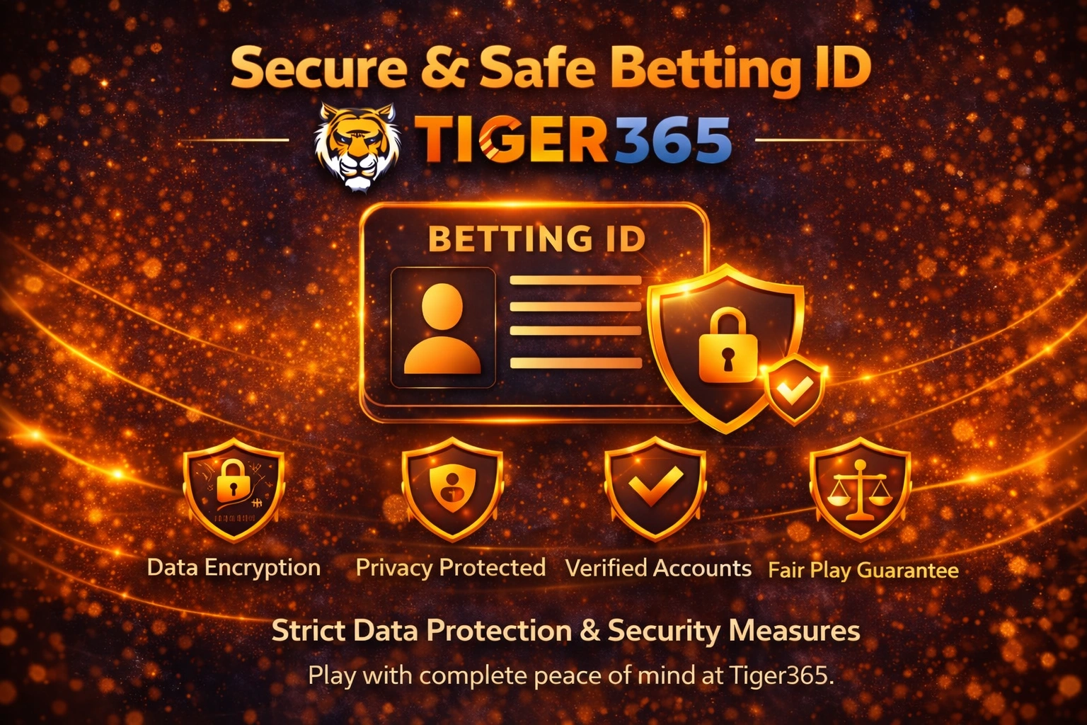 Secure and safe betting ID Tiger365 security protection
