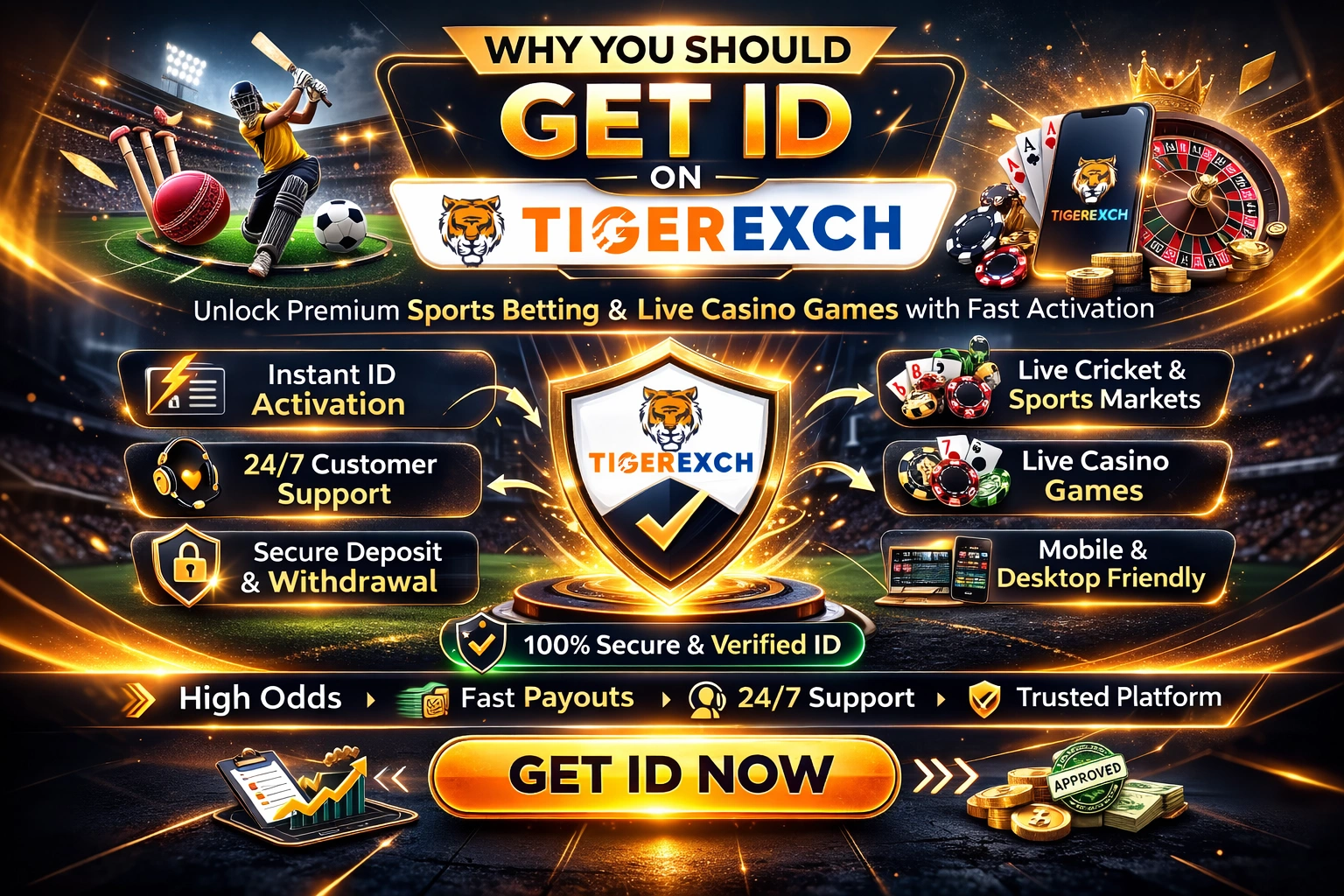 Why you should get ID on Tiger365 secure betting ID