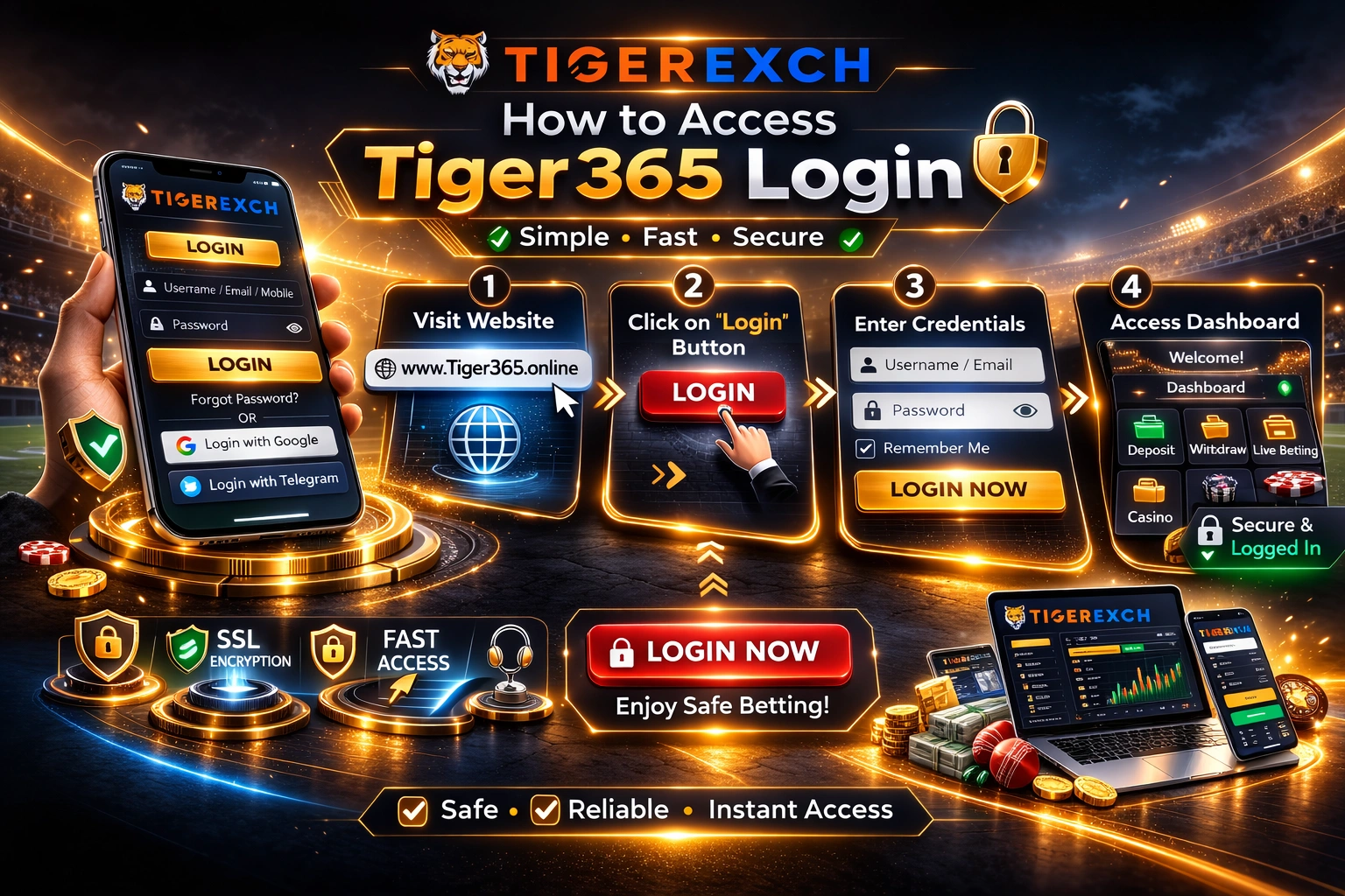 How to Access Tiger365 Login step by step guide